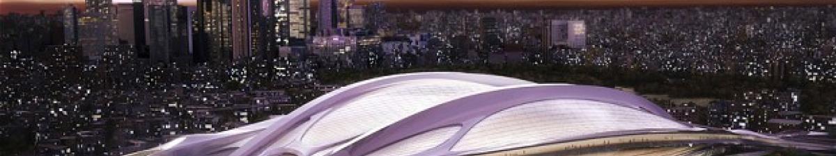 Tokyo 2020 stadium An artist's impression of how the Tokyo 2020 national stadium will look